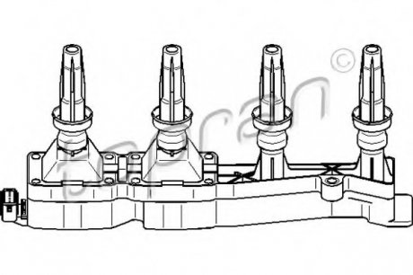Коммутатор, система зажигания TOPRAN 721 906