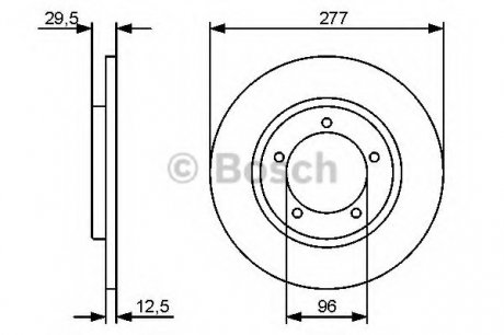 Тормозной диск BOSCH 0986479487