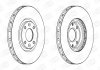 Гальмівний диск перед. C4 II/DS4/DS5/208/308/3008/5008 07- (302x26) компл. 2шт Champion 562641CH (фото 1)
