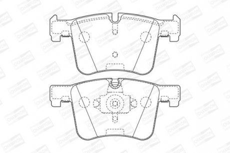 BMW Тормозные колодки передн.1 F20,3 F30,X3 F25,X4 X26 11- Champion 573432CH