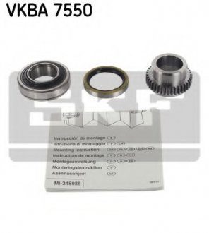 Комплект подшипника ступицы колеса SKF VKBA 7550 (фото 1)