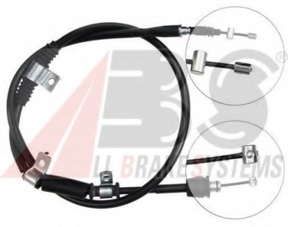 Трос ручного гальма зад. Cerato 04-11 Пр. (1560/1386) ABS K17088