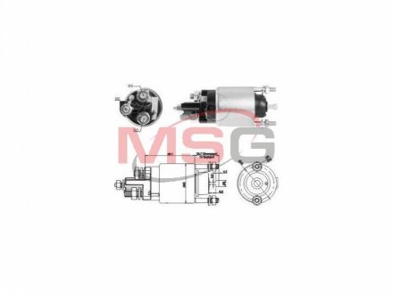 Реле втягуюче стартера ZM ZM3708
