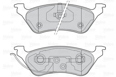 Klocki hamulcowe FIRST CHR GD VOYAGER 02.00> R Valeo 302057