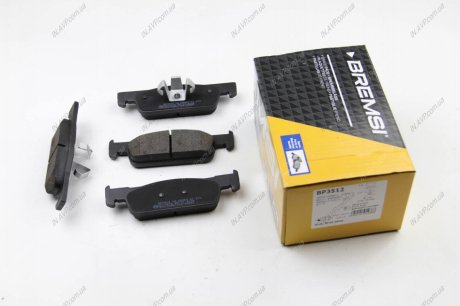 Гальмівні колодки пер. Logan/Sandero/Clio 12- BREMSI BP3512