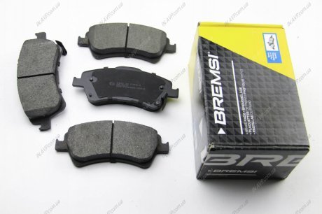 Комплект тормозных колодок, дисковый тормоз BREMSI BP3422