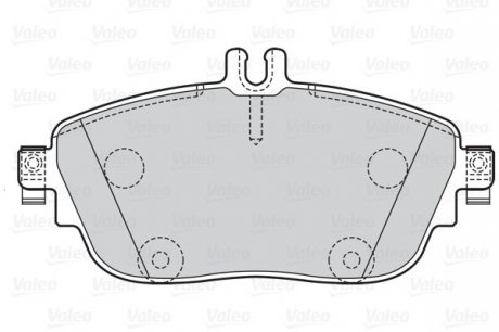 Klocki hamulcowe FIRST MERC A180 06.12> Valeo 302210