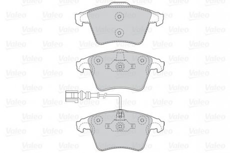 Гальмівні колодки дискові VW Multivan/Transporter 1,9-3,2 F 03>> Valeo 302041 (фото 1)