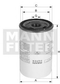 Фильтр, пневмооборудование MANN-FILTER LB 11 102/20