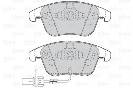 Гальмівні колодки дискові AUDI A4/A5/S5 1,8-3,2 F 07-17 Valeo 302098