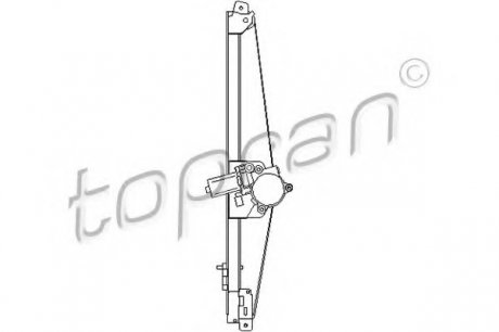 Подъемное устройство для окон TOPRAN 207 363