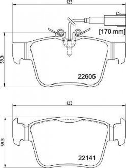 Гальмівні колодки дискові P23 180 Brembo P 23 180 (фото 1)