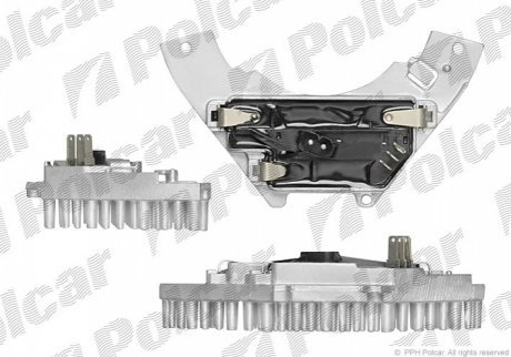 Регулятор вентилятора кабіни 5786KST-1 POLCAR 5786KST1