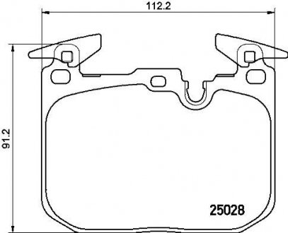 Гальмівні колодки дискові P06 088X Brembo P 06 088X