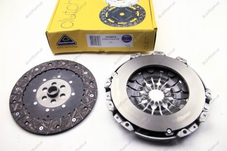 Комплект зчеплення Focus II/C-Max/Mazda 3 1.6TDCi 03-13 (240mm23z) NATIONAL CK9874