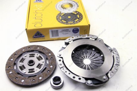Комплект зчеплення з вижимним Berlingo/Partner 1.9D 02- (DW8-BE4R) (200mm) NATIONAL CK9492