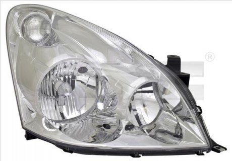 Reflektor L (HB3/HB4, elektryczny, z silnikiem) TOYOTA COROLLA VERSO 04.04-03.09 TYC 20-11050-05-2