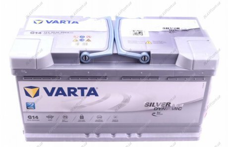 Стартерная аккумуляторная батарея, Стартерная аккумуляторная батарея Varta 595901085D852 (фото 1)