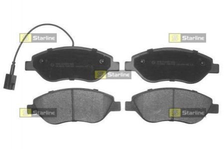Колодки тормозные дисковые, к-кт. STARLINE STAR LINE BD S790