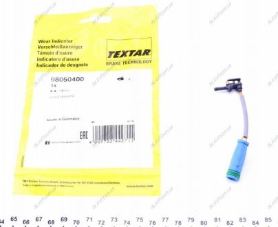 Сигнализатор, износ тормозных колодок Textar 98050400