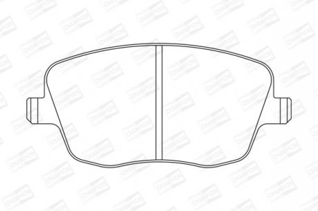 VW Тормозные колодки перед.Polo 01- Skoda Fabia 99-, Roomster SEAT Champion 573101CH