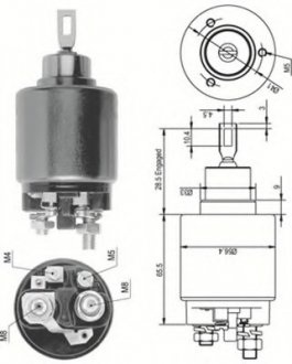 Тяговое реле, стартер Magneti Marelli 940113050124