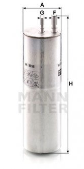Фільтр паливний MANN MANN-FILTER WK8058