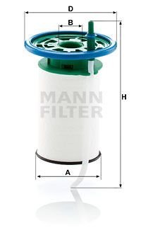 Фільтр паливний MANN-FILTER PU7015 (фото 1)
