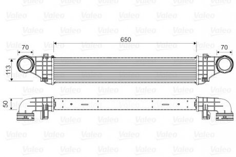 Интеркулер VL Valeo 818337