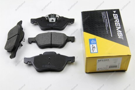 Гальмівні колодки пер. Renault Megane/Scenic/Clio 02- (ATE) BREMSI BP3264