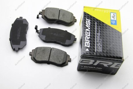 Гальмівні колодки пер. Subaru Impreza 02-/Forester 02- (akebono) BREMSI BP3158