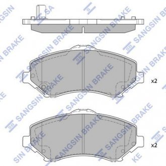 Колодки тормозные передние Sangsin HI-Q SP2185