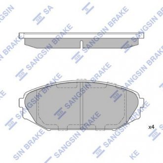 Колодки тормозные передні Sangsin HI-Q SP1271