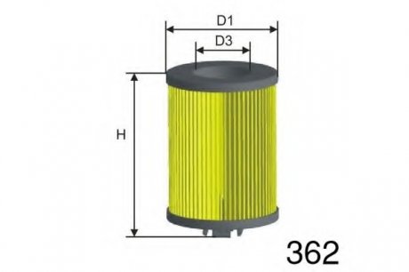 Масляный фильтр MISFAT L137 (фото 1)