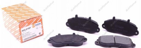 Колодки гальмівні передні, OPEL Movano/RENAULT Master 98- 504 0157 Autotechteile 5040157
