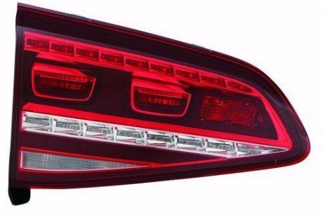 VW GO7 Фонарь зад.лев. внутр. + патрон., LED, версия GTI/GTD DEPO 441-1341L-LD-WE