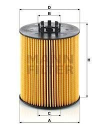 Фільтр масляний MANN MANN-FILTER HU12015X