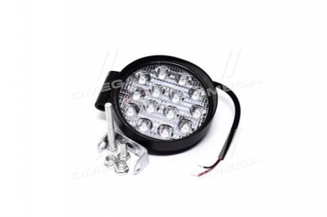 Фара LED круглая 42W, 14 ламп, 116*137,5мм СТАНДАРТ <ДК> Дорожная Карта DK B2-42W-STD