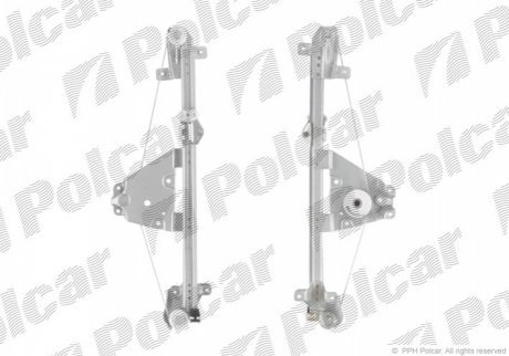Склопідйомник електричний без електромотора POLCAR 5527PSG3