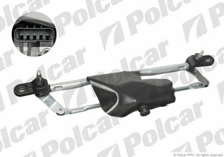 Механизм стеклоочистителей с моторчиком POLCAR 3003ZWP1