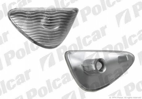 Боковой указатель поворота в зеркале POLCAR 6056196E
