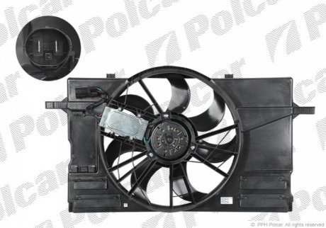 Вентиляторы с корпусом/кронштейном POLCAR 905023W1 (фото 1)