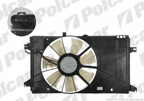 Вентиляторы с корпусом/кронштейном POLCAR 455023W2