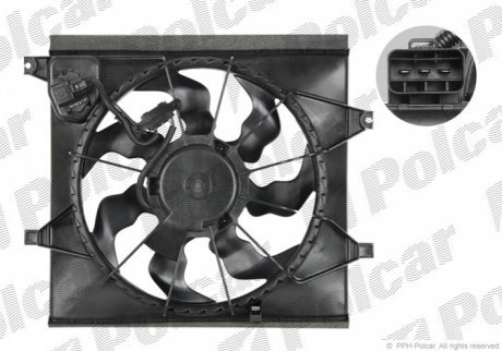 Вентиляторы с корпусом/кронштейном POLCAR 416523W2 (фото 1)