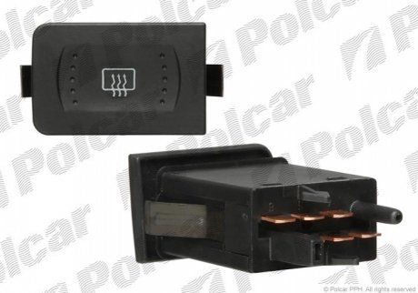 Включатель обогрева заднего окна POLCAR 9541P-40