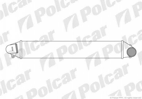 Радиаторы воздуха (Интеркулеры) POLCAR 9550J8-2 (фото 1)