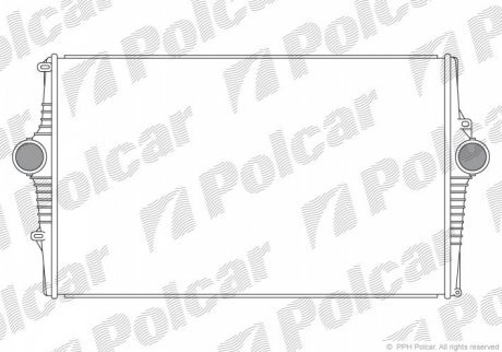 Радиаторы воздуха (Интеркулеры) POLCAR 9080J8-1