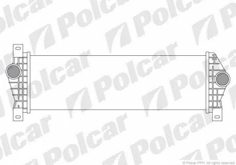 Радиаторы воздуха (Интеркулеры) POLCAR 7110J8-1