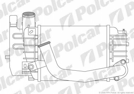 Радиаторы воздуха (Интеркулеры) POLCAR 8105J81X (фото 1)