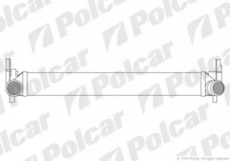 Радиаторы воздуха (Интеркулеры) POLCAR 6732J81X